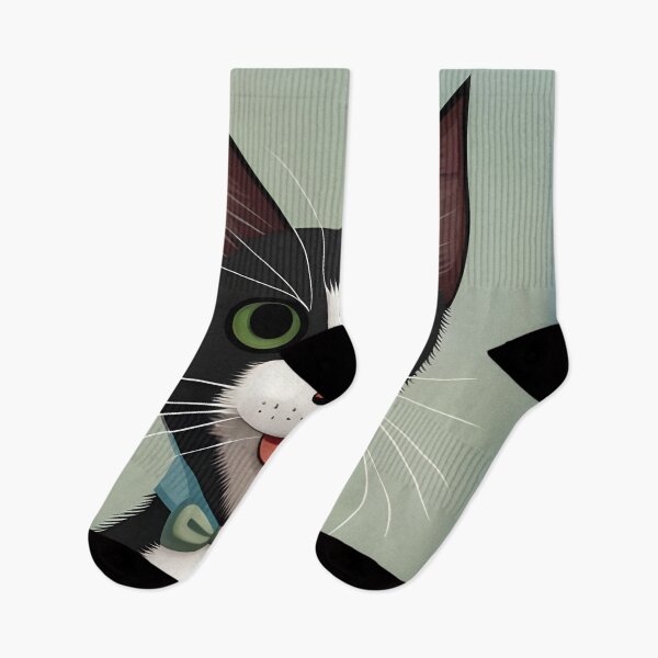 Item preview, Happy Tuxie designed and sold by Reclining Buddha Cat.