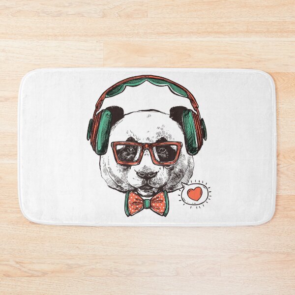 Item preview, Hipster Panda designed and sold by Retr0Tshirts.