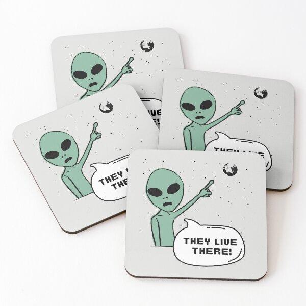 Item preview, They live there! We were discovered designed and sold by Introvertido.