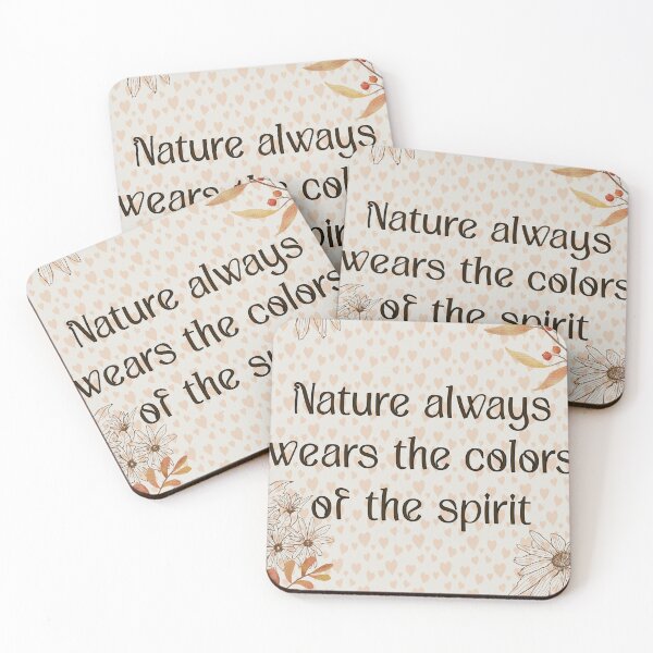 Item preview, Nature Wears the Spirit Word Art designed and sold by MadandEmArts.