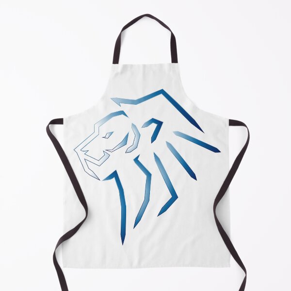 Item preview, Blue lion head (large, without bill) designed and sold by alex-denada.