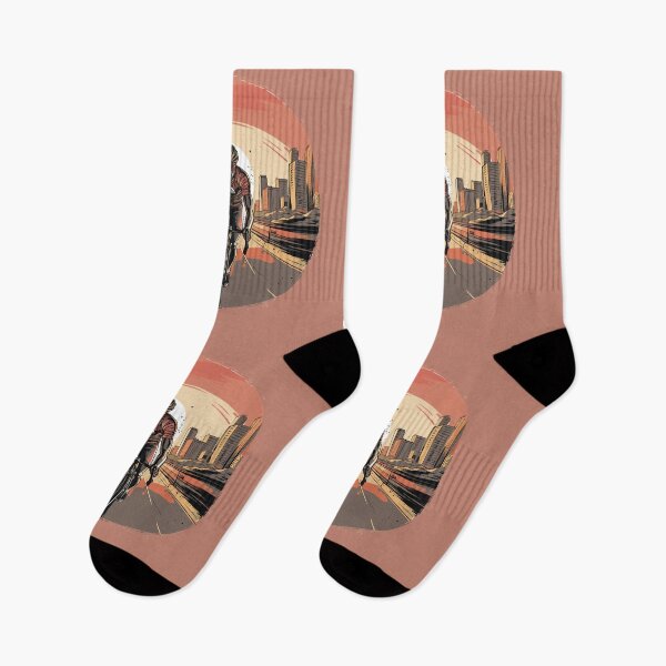 Item preview, A cyclist setting with sun in the background. designed and sold by Hisirdoux.