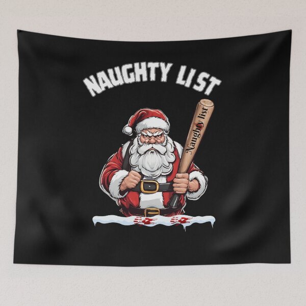 Item preview, Santa Claus the naughty list  designed and sold by SeeingBeyond.