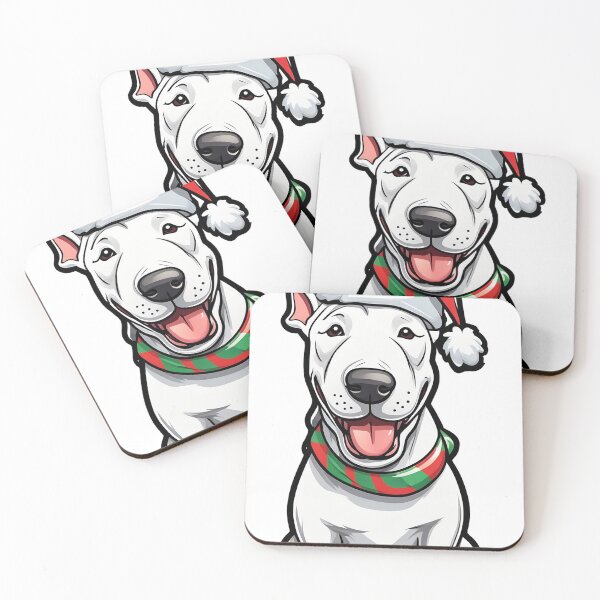 Item preview, Cartoon Style Dog with Christmas Hat designed and sold by ThunyChiao.