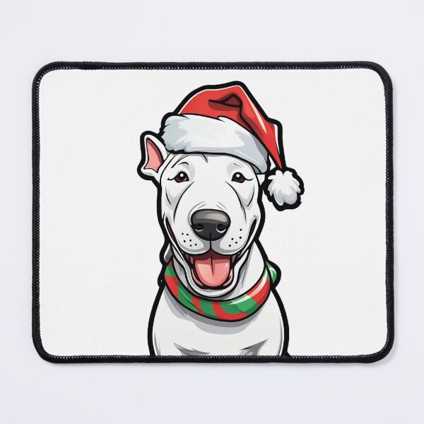 Item preview, Cartoon Style Dog with Christmas Hat designed and sold by ThunyChiao.