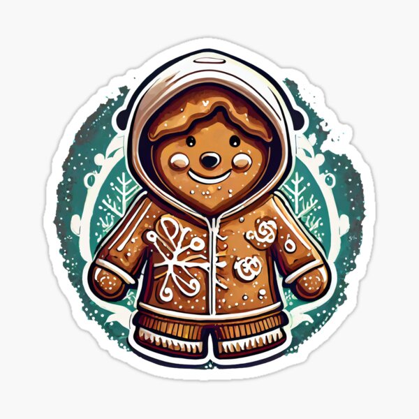 Item preview, Gingerbread Hodie Cute Bear designed and sold by SAKADesignArt.