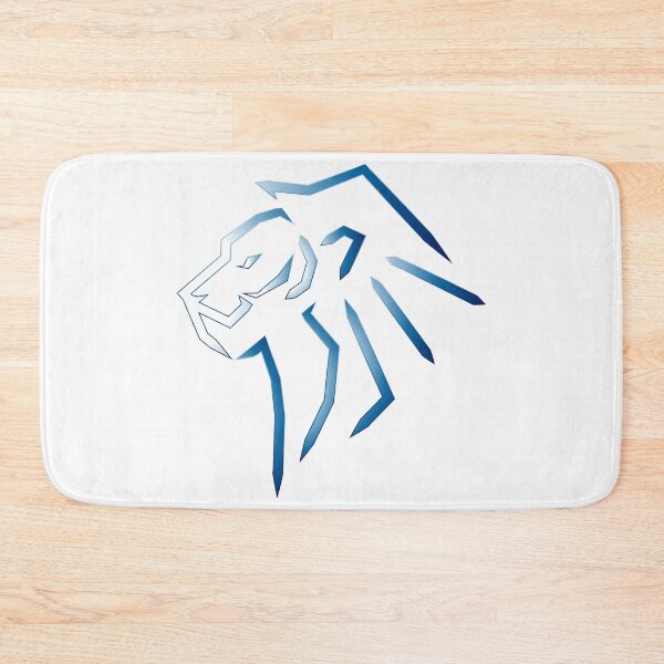 Item preview, Blue lion head (large, without bill) designed and sold by alex-denada.