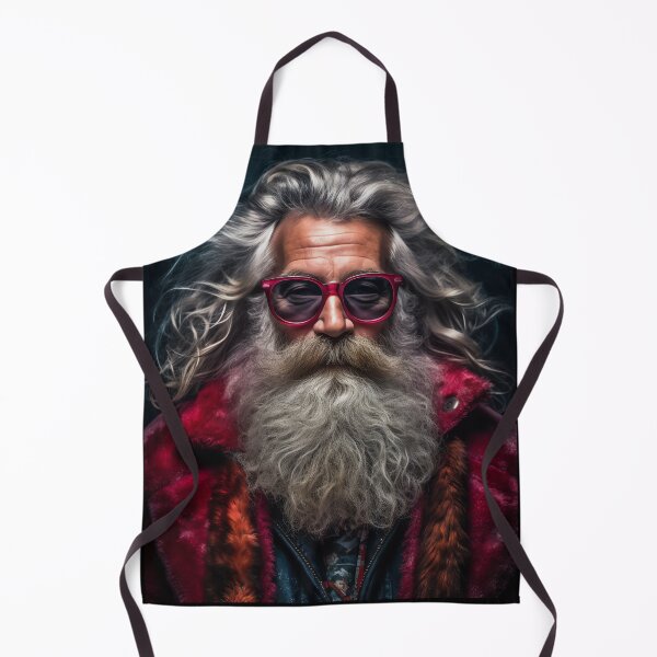 Item preview, Vintage Surreal Portrait Of A Hipster Santa Claus | Best Gift For Christmas 17 designed and sold by MadeByRobots.
