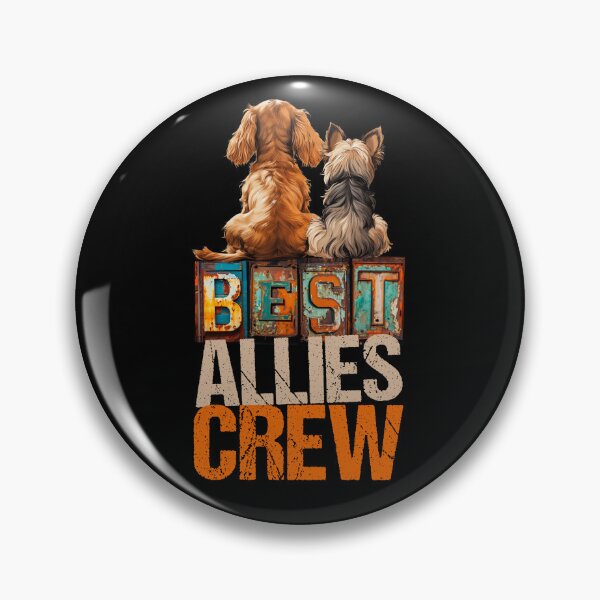 Item preview, Best Allies Crew, Best friends teammates, Dogs Lovers designed and sold by DAMOTAmagazine.
