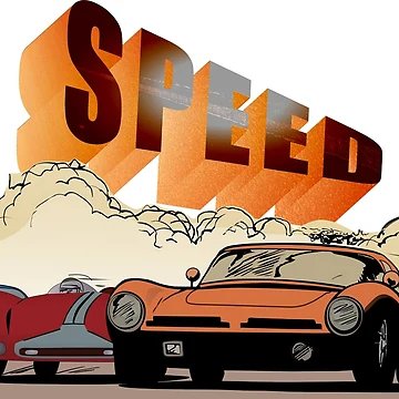 Artwork thumbnail, Classic Racing Cars by Art Store Stickers