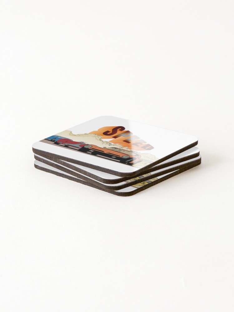 Thumbnail 4 of 5, Coasters (Set of 4), Classic Racing Cars designed and sold by BritoStore.
