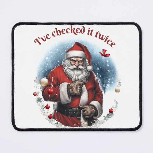 Item preview, Santa Claus checking it twice  designed and sold by SeeingBeyond.