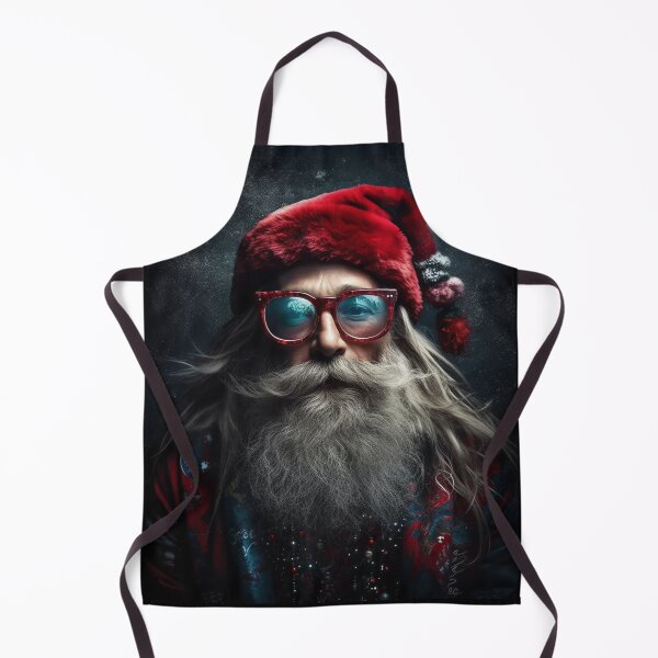 Item preview, Vintage Surreal Portrait Of A Hipster Santa Claus | Best Gift For Christmas 19 designed and sold by MadeByRobots.