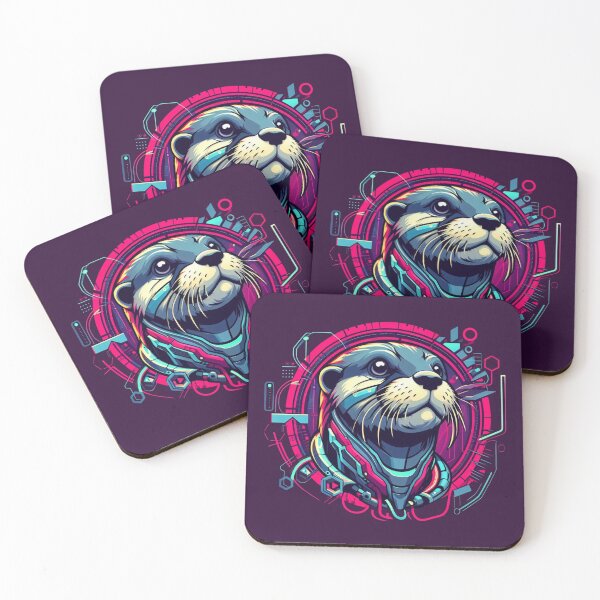 Item preview, River Glider - Cyber Otter designed and sold by MrAI-Store.
