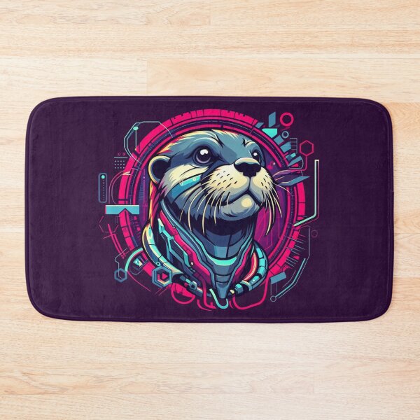 Item preview, River Glider - Cyber Otter designed and sold by MrAI-Store.