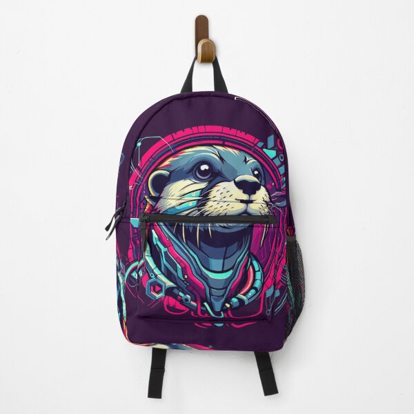 Item preview, River Glider - Cyber Otter designed and sold by MrAI-Store.