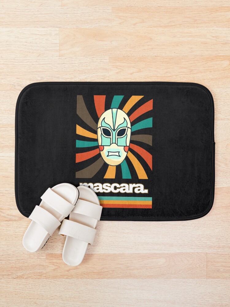Thumbnail 1 of 6, Bath Mat, Mascara. designed and sold by RuralGlamour.