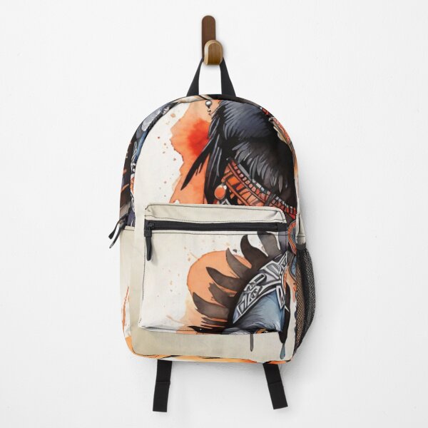 Item preview, Crow tribal watercolor designed and sold by shokA Design.
