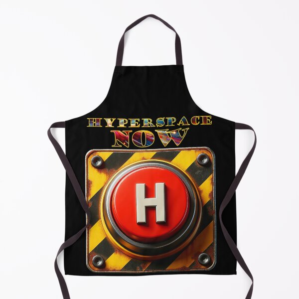 Item preview, Hyperspace Button - Escape NOW! designed and sold by Matthew Kinnersly.
