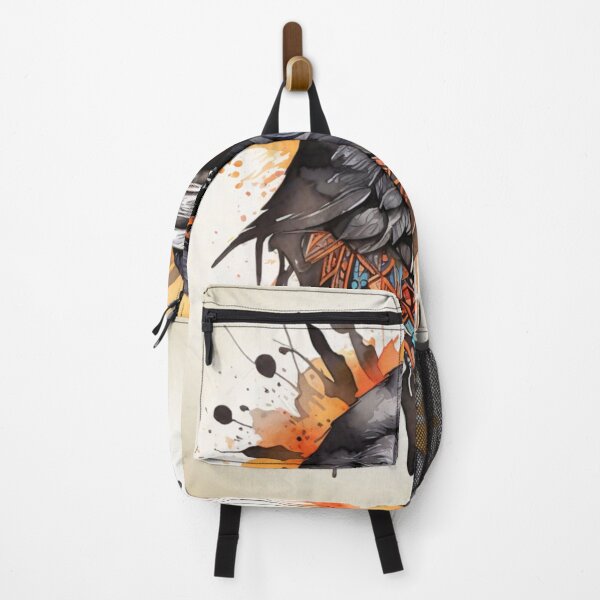Item preview, Crow tribal watercolor designed and sold by shokA Design.