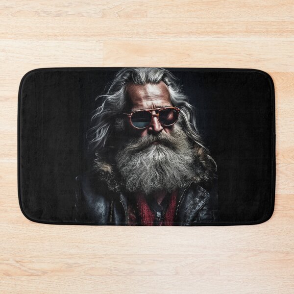 Item preview, Vintage Surreal Cool Portrait Of Hipster Santa Claus | Best Gift For Christmas 22 designed and sold by MadeByRobots.