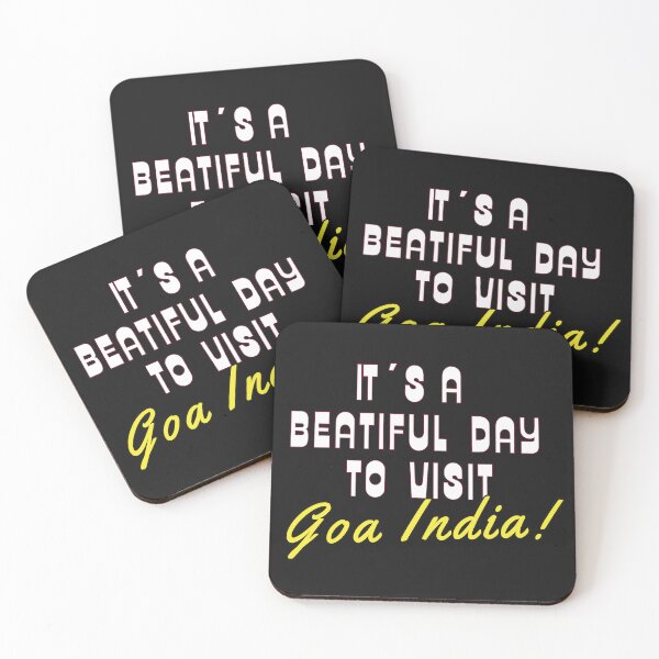 Item preview,  Goa India. Gift ideas for the travel enthusiast. White text. designed and sold by LindaLG.