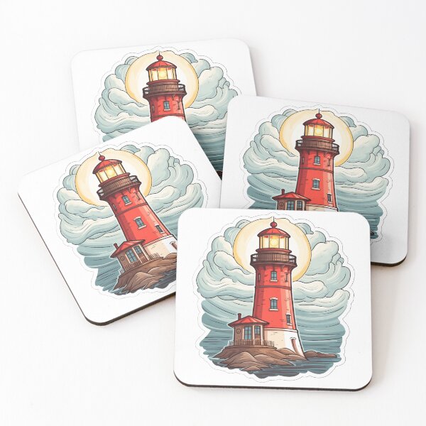Item preview, LightHouse w/ Earth Tones designed and sold by NessasSpookyArt.