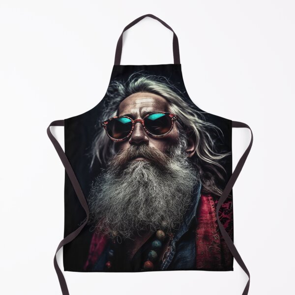 Item preview, Vintage Surreal Cool Portrait Of Hipster Santa Claus | Best Gift For Christmas 23 designed and sold by MadeByRobots.