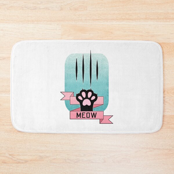 Item preview, Meow | Cat Paw | Teal and Pink designed and sold by ObsidianDaz.