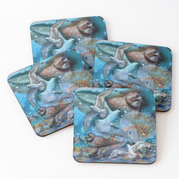 Item preview, Scallops, Plovers, and Gulls designed and sold by Chowdershouter.