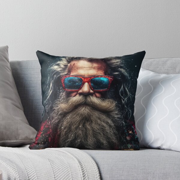 Item preview, Vintage Surreal Cool Portrait Of Hipster Santa Claus | Best Gift For Christmas 26 designed and sold by MadeByRobots.