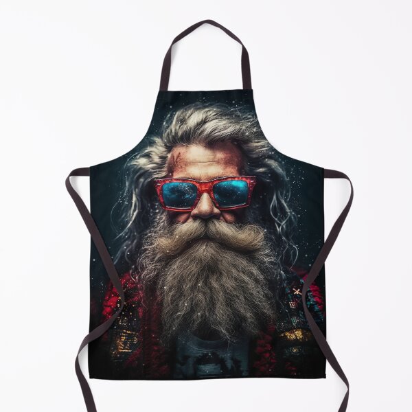 Item preview, Vintage Surreal Cool Portrait Of Hipster Santa Claus | Best Gift For Christmas 26 designed and sold by MadeByRobots.