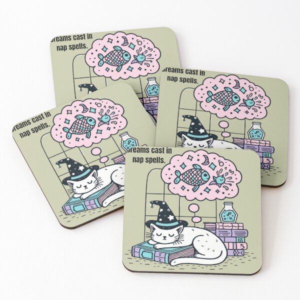 Item preview, Dreamy Cat Wizard's Naptime Adventures designed and sold by sharon1210.