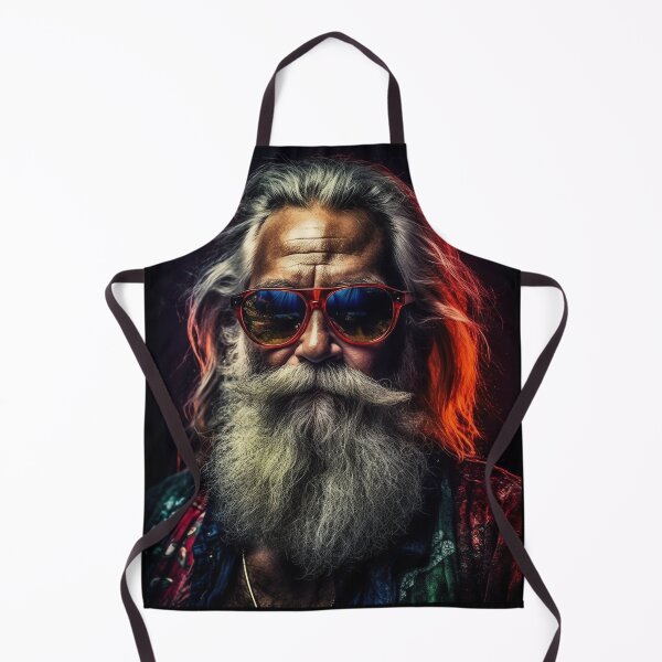 Item preview, Vintage Surreal Cool Portrait Of Hipster Santa Claus | Best Gift For Christmas 27 designed and sold by MadeByRobots.