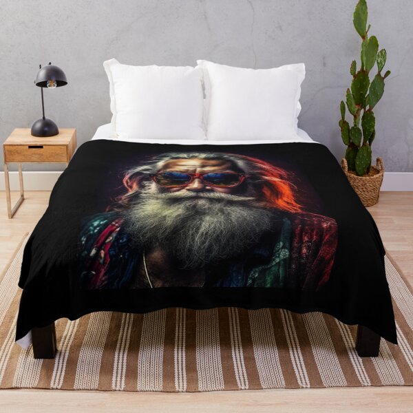 Item preview, Vintage Surreal Cool Portrait Of Hipster Santa Claus | Best Gift For Christmas 27 designed and sold by MadeByRobots.