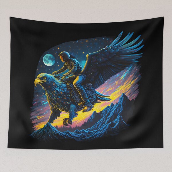 Item preview, Fantastical flying eagle designed and sold by SidTastic .