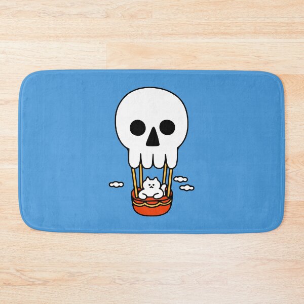 Item preview, Cat up in Skull Balloon designed and sold by obinsun.