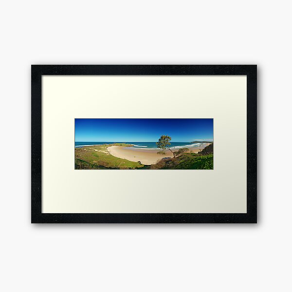 Angourie Beach, New South Wales Framed Art Print