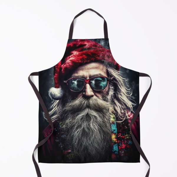 Item preview, Vintage Surreal Cool Portrait Of Hipster Santa Claus | Best Gift For Christmas 30 designed and sold by MadeByRobots.