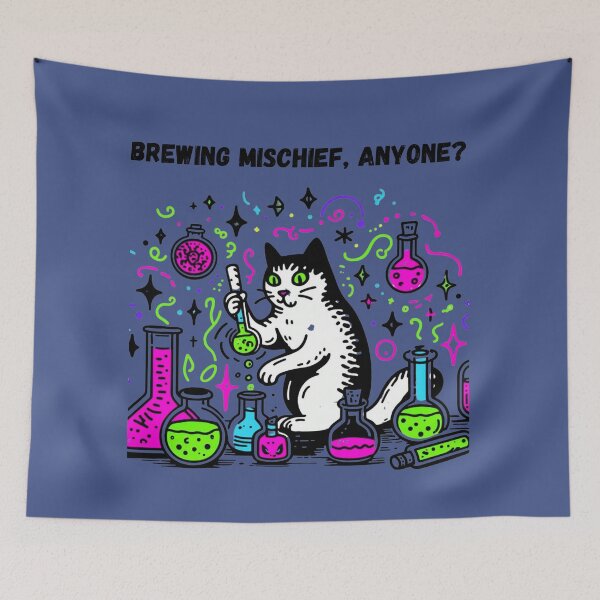 Item preview, Cat Wizard's Potion Playfulness designed and sold by sharon1210.