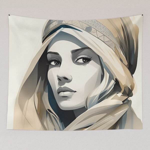 Item preview, Desert Secrets Portrait of a Woman designed and sold by FriskyLemur.