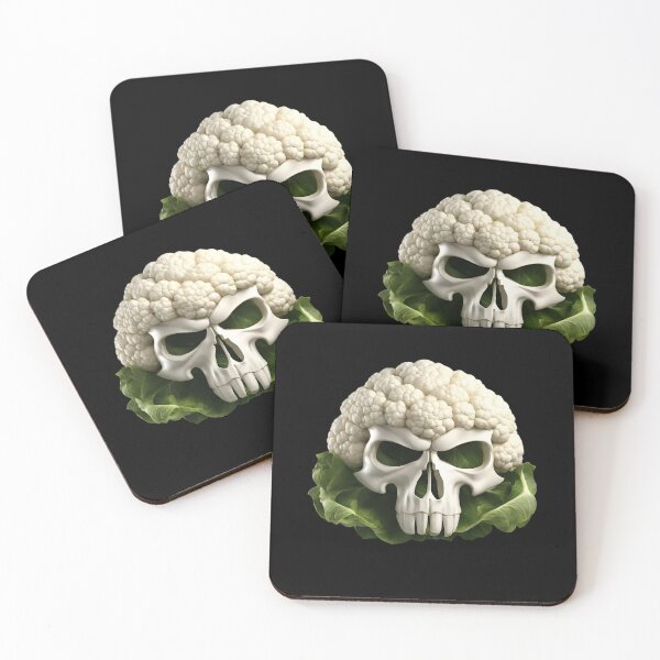 Item preview, Punisher-style Cauliflower. Creepy Atmosphere, in Natural colors designed and sold by Aquillashop.