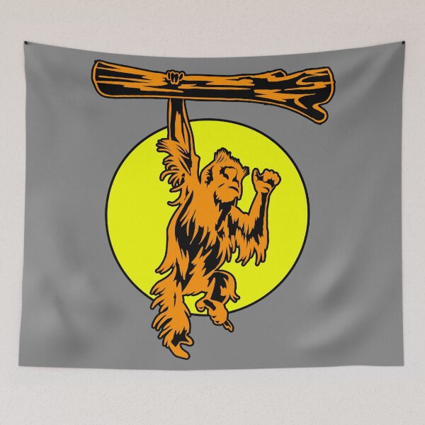 Item preview, Swinging Young Orangutan | Gift for Orangutan Lover designed and sold by Marian Murdoch.
