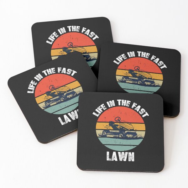 Item preview, Life In The Fast Lawn Funny Lawnmower Racing designed and sold by SharpThreadZ.