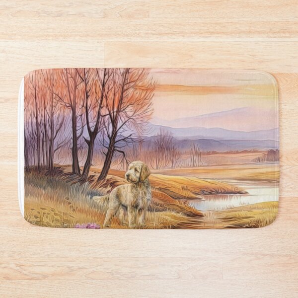 Item preview, Serene Landscape Dog designed and sold by HappyLifeCreate.