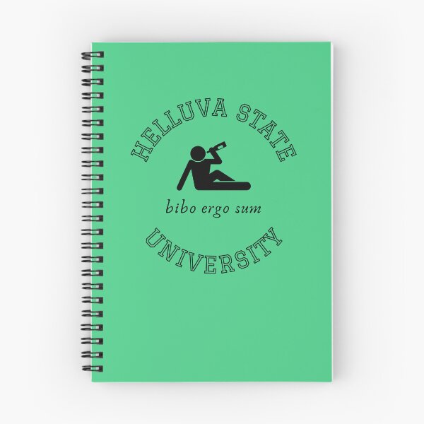 Item preview, Helluva State University Black text designed and sold by diddlysquid.