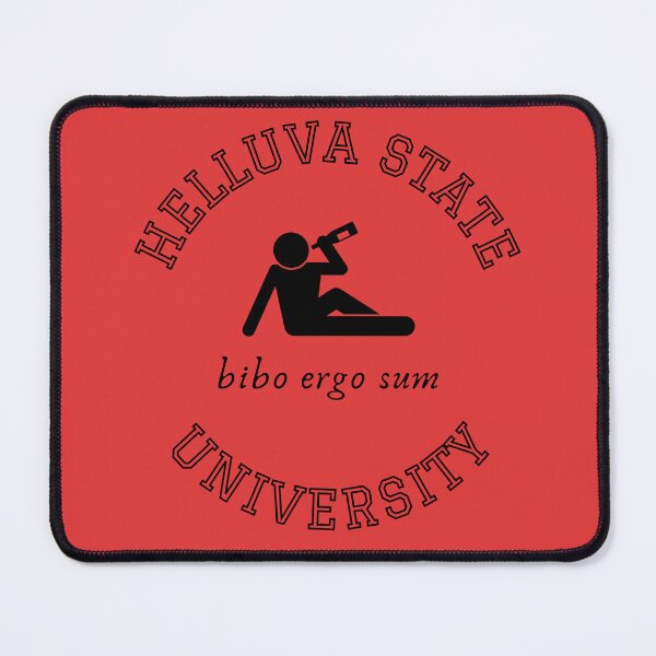 Item preview, Helluva State University Black text designed and sold by diddlysquid.