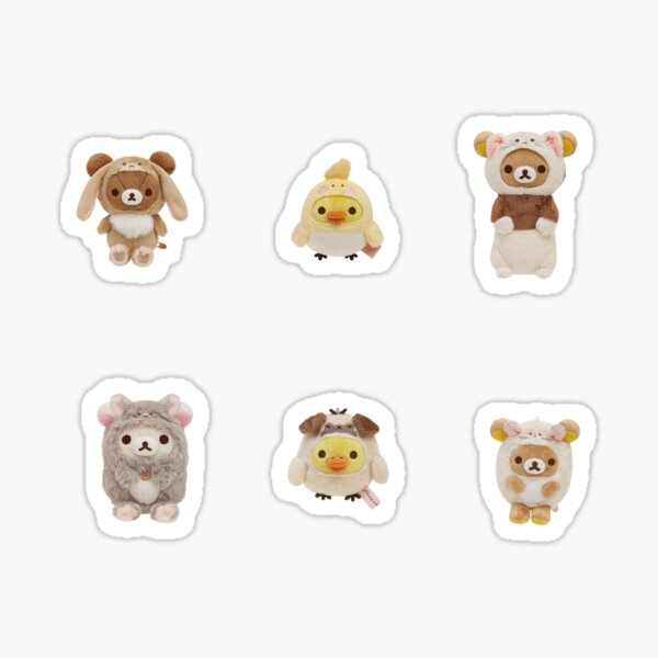 Cute Kawaii San-X Rilakkuma Bear Fruits Sticker Sheet 2020 - A