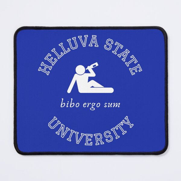 Item preview, Helluva State University white text designed and sold by diddlysquid.