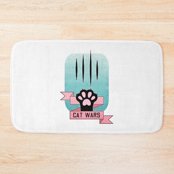 Item preview, Cat Wars | Cat Paw | Teal and Pink designed and sold by ObsidianDaz.